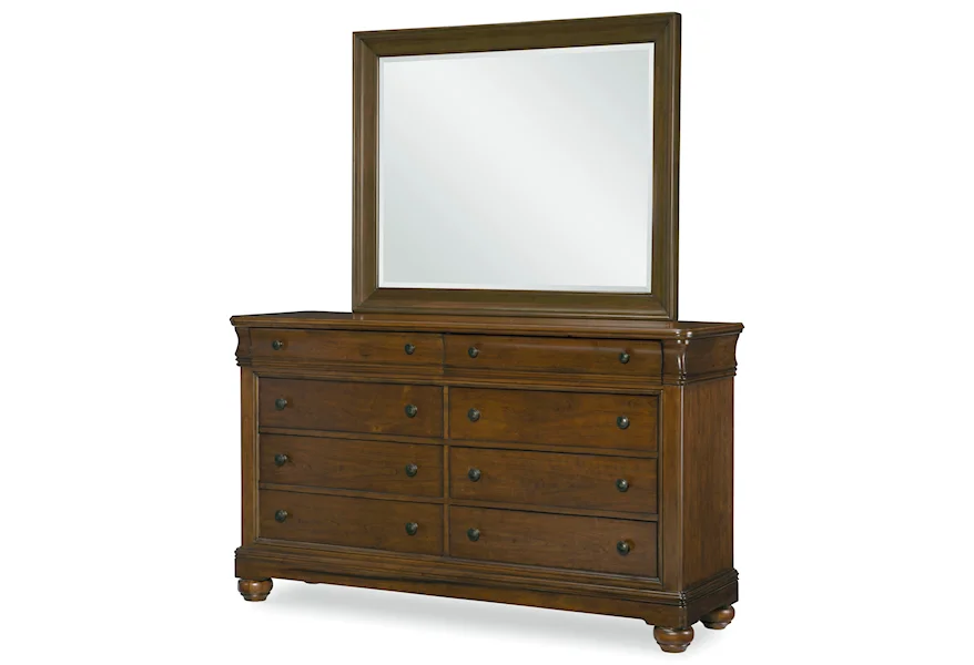 Coventry Dresser and Mirror Set by Legacy Classic at Furniture Barn
