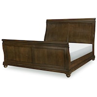 Traditional King Sleigh Bed