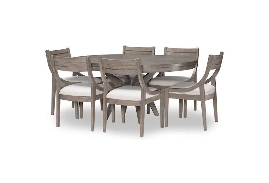 Greystone 7-Piece Table and Chair Set by Legacy Classic at Wayside Furniture & Mattress