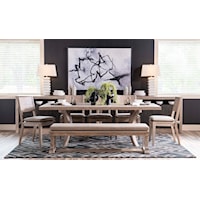 5-Piece Dining Set includes Table and 4 Side Chairs *Bench Sold Separately