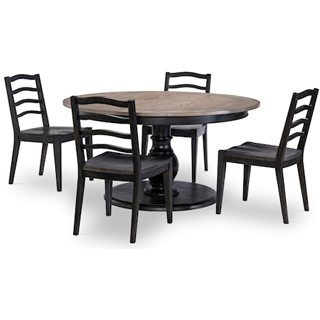 Hensley 5-Piece Round Dining Set