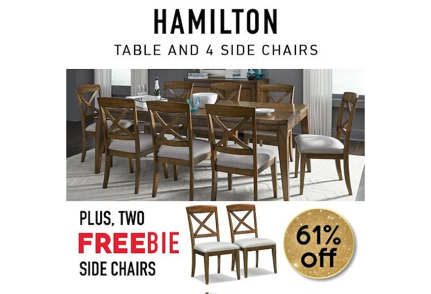Hamilton Hamilton Dining Set with FREEBIE! by Legacy Classic at Morris Home