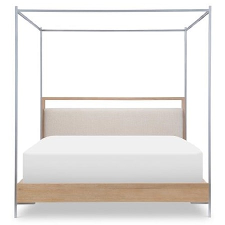 KING UPH BED W/CANOPY