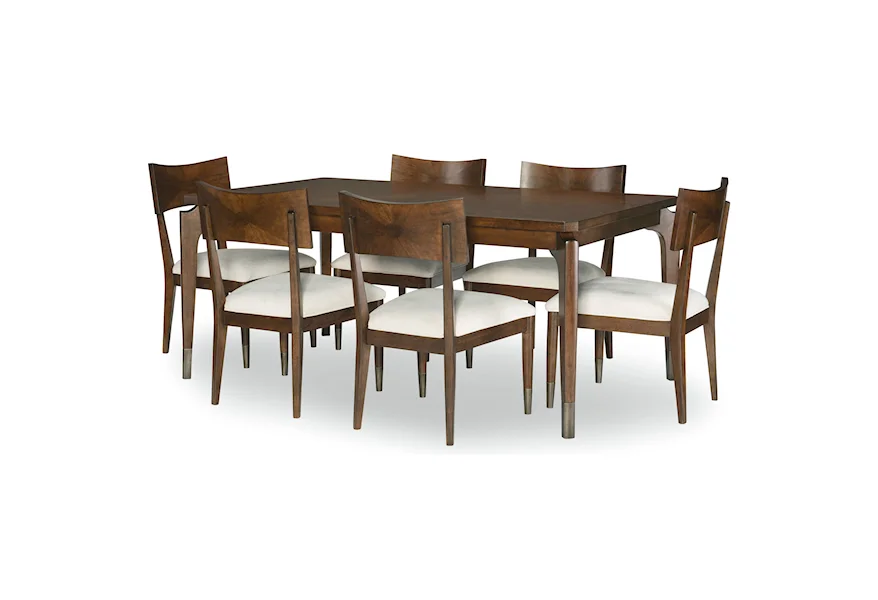 Savoy 7-Piece Table and Chair Set by Legacy Classic at Pilgrim Furniture City