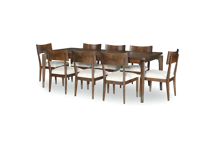 Savoy 9-Piece Table and Chair Set by Legacy Classic at Pilgrim Furniture City
