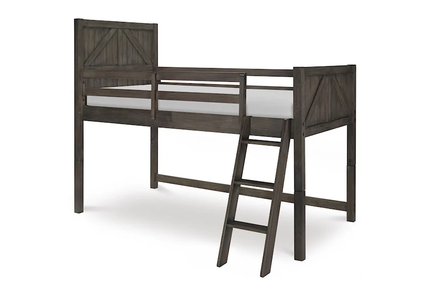 Bunkhouse Twin Mid Loft Bed by Legacy Classic Kids at Reeds Furniture