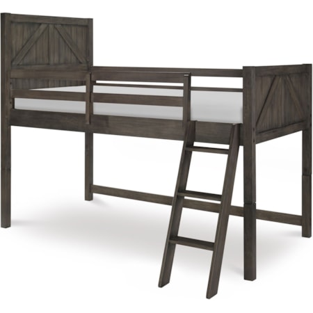 Twin Mid Loft Bed