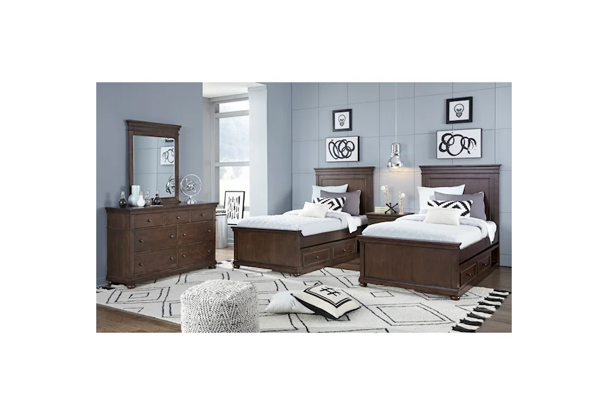 Canterbury Twin and Full Bedroom Group by Legacy Classic Kids at Mueller Furniture