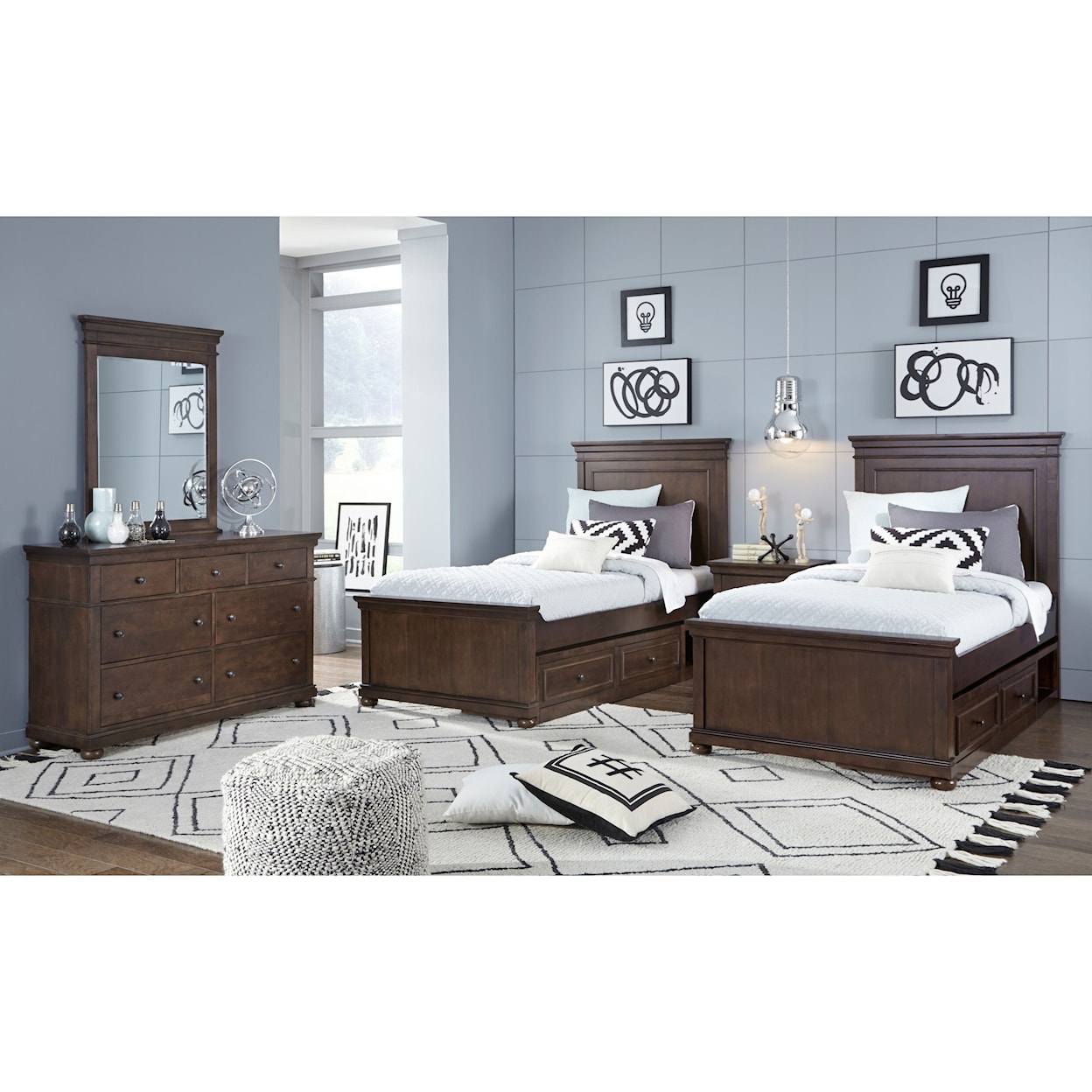 Legacy Classic Kids Canterbury Twin and Full Bedroom Group