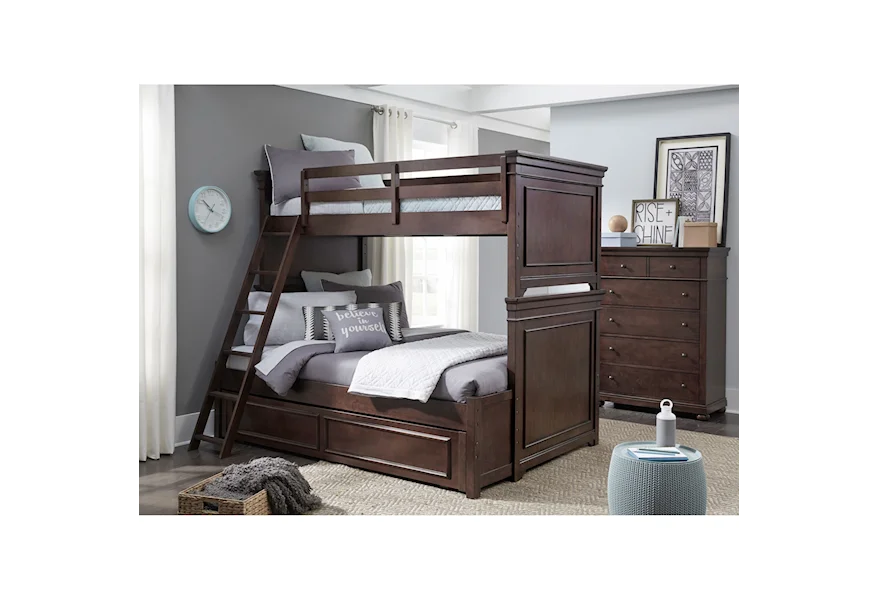 Canterbury Twin-over-Full Bunk Bedroom Group by Legacy Classic Kids at Reeds Furniture