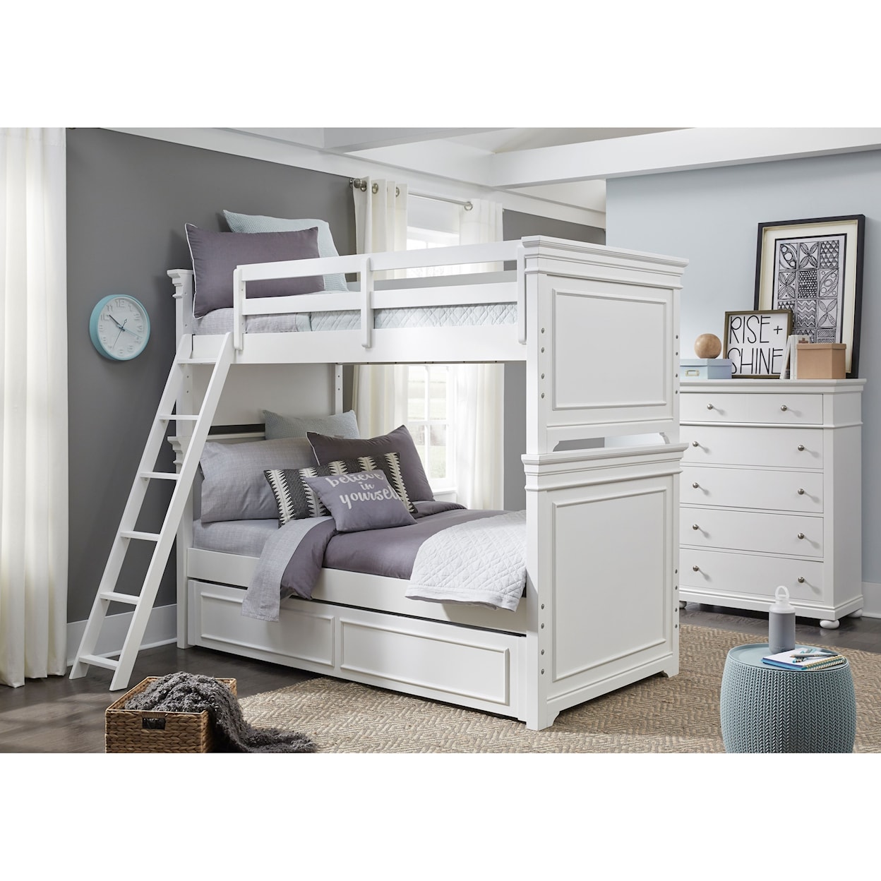 Legacy Classic Kids Canterbury Twin-over-Twin Bunk Bedroom Group