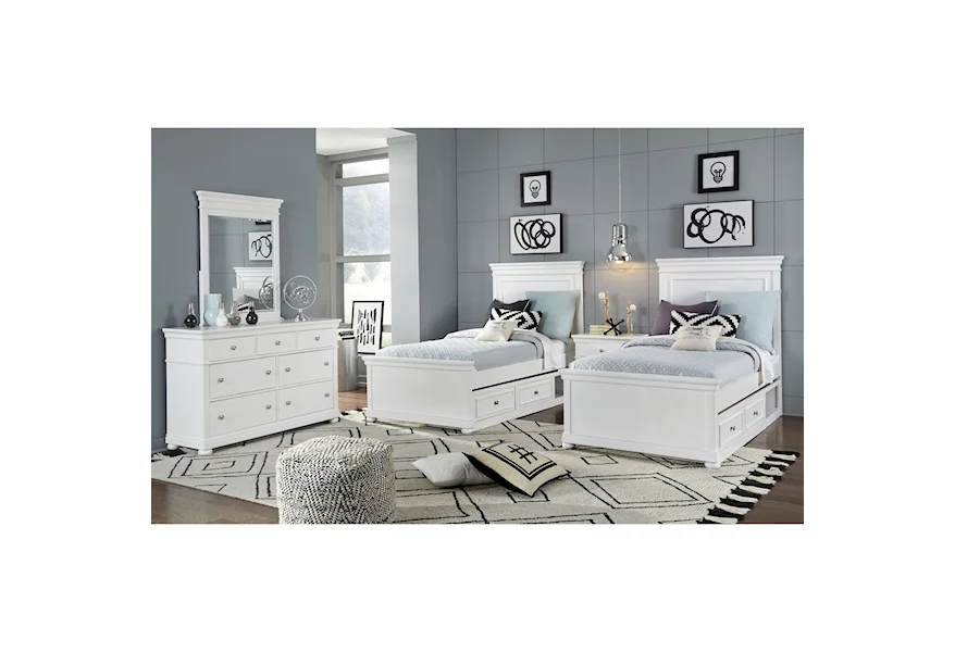 Canterbury Twin and Full Bedroom Group by Legacy Classic Kids at Pilgrim Furniture City
