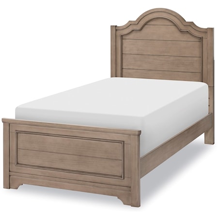 Modern Farmhouse Twin Arched Panel Bed