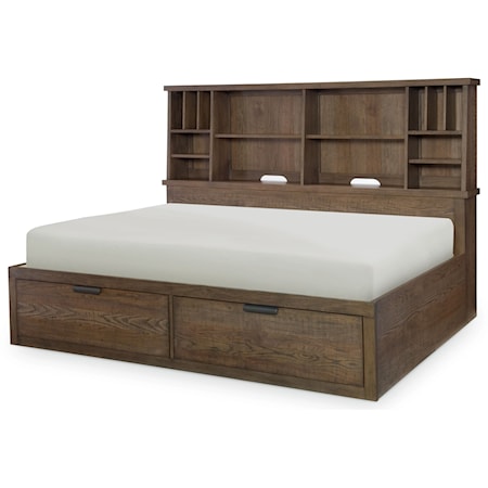 Twin Bookcase Lounge Bed