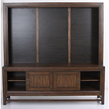 TV Console with Hutch