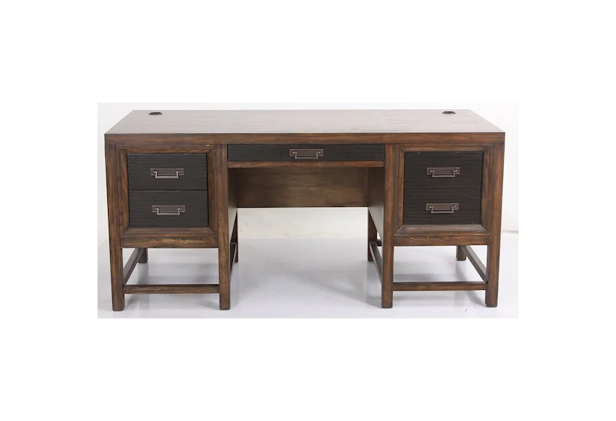 Branson Pedestal Desk by Legends Furniture at EFO Furniture Outlet