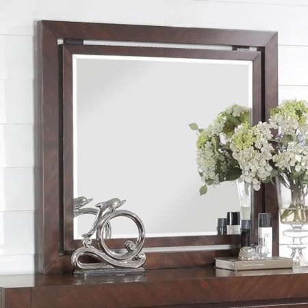 Mirror with Wood Frame