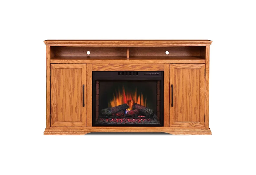 Colonial Place 66" Fireplace Console by Legends Furniture at Darvin Furniture