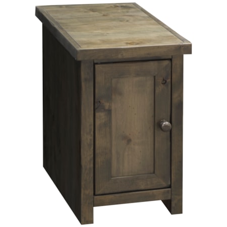 Joshua Creek Chair Side Table with Door