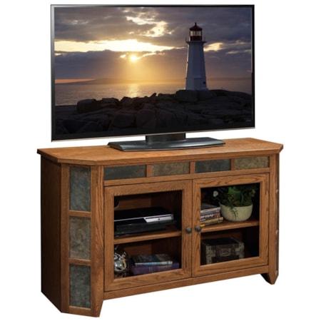 51" Angled TV Cart