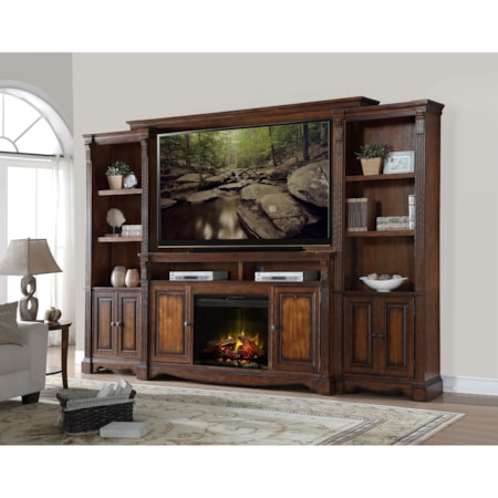 Parliament Fireplace Entertainment Wall