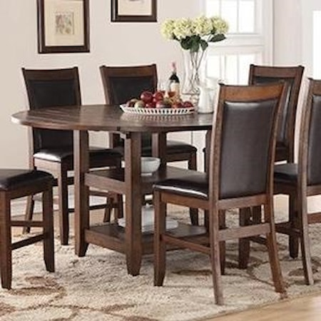 Restoration 65" Round Counter Height Table