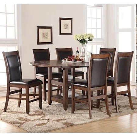 7 Piece Counter Height Table & Chair Set