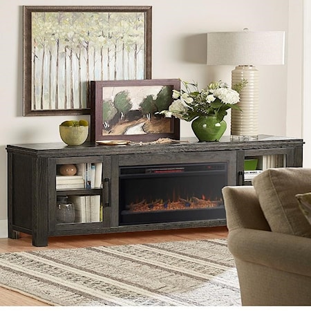 86" Fireplace Console