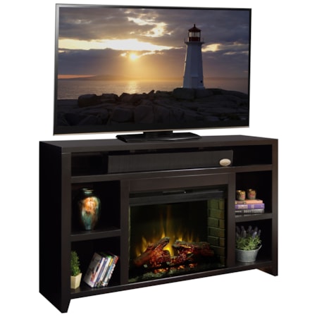 62" Fireplace Media Center