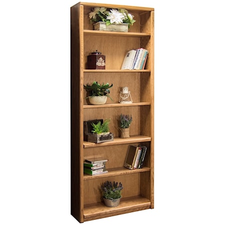 Bookcase With 1 Fixed & 4 adj. Shelves