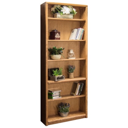 Bookcase With 1 Fixed & 4 adj. Shelves
