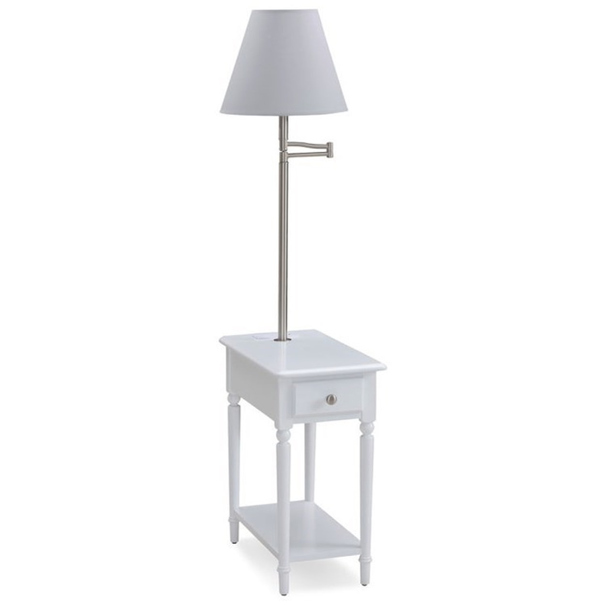 Leick Furniture Coastal Chairside Lamp Table