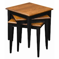 Casual Stacking End Tables Set
