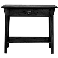 Drawer Mission Hall Stand with Shelf