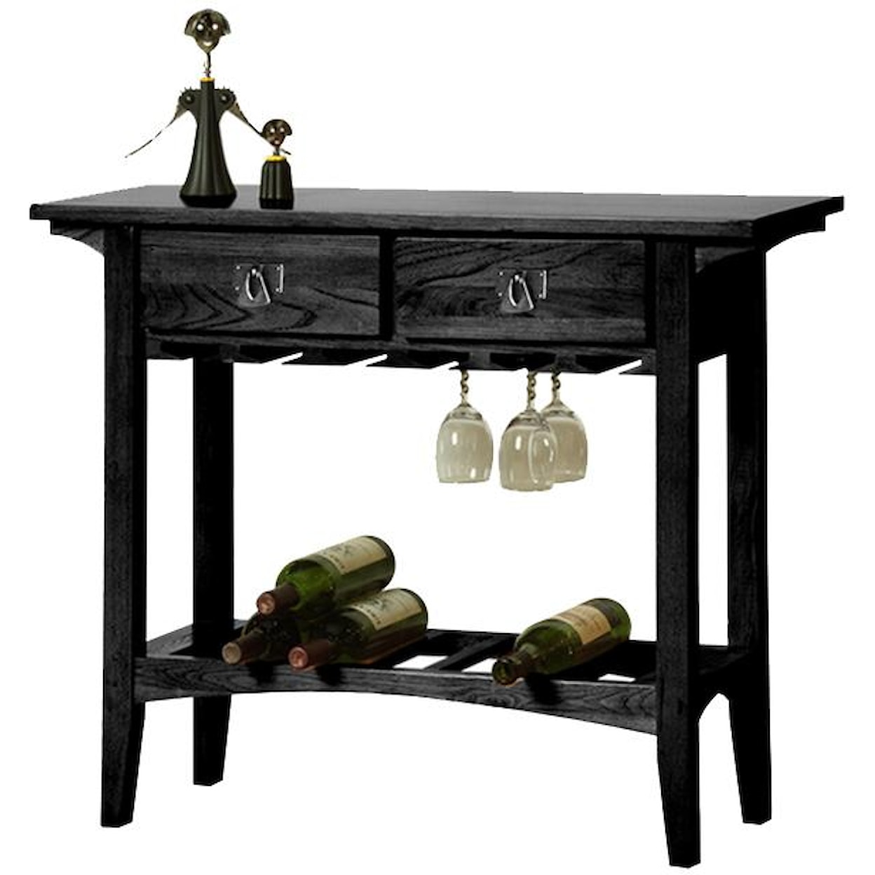 Leick Furniture Favorite Finds Mission Wine Stand