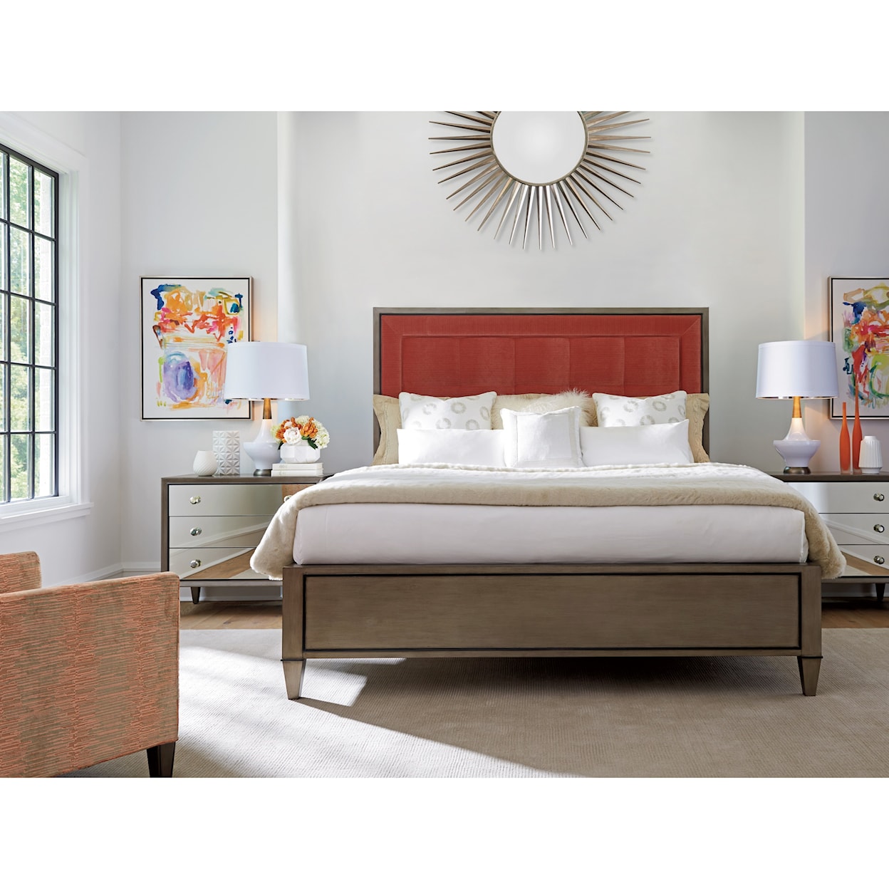 Lexington Ariana St. Tropez 5/0 Custom Uph Panel Bed