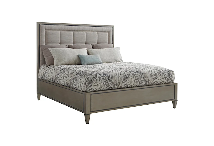 Ariana St. Tropez Upholstered Panel Bed 6/6 King by Lexington at Jacksonville Furniture Mart