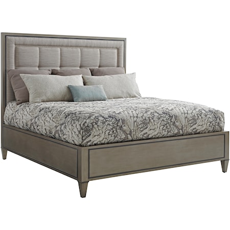 St. Tropez Upholstered Panel Bed 6/6 King