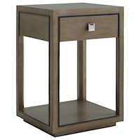 Margaux Night Table with One Drawer and One Shelf