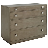 Cavalaire Four Drawer Bachelor's Chest with Felt-Lined Jewelry Drawer