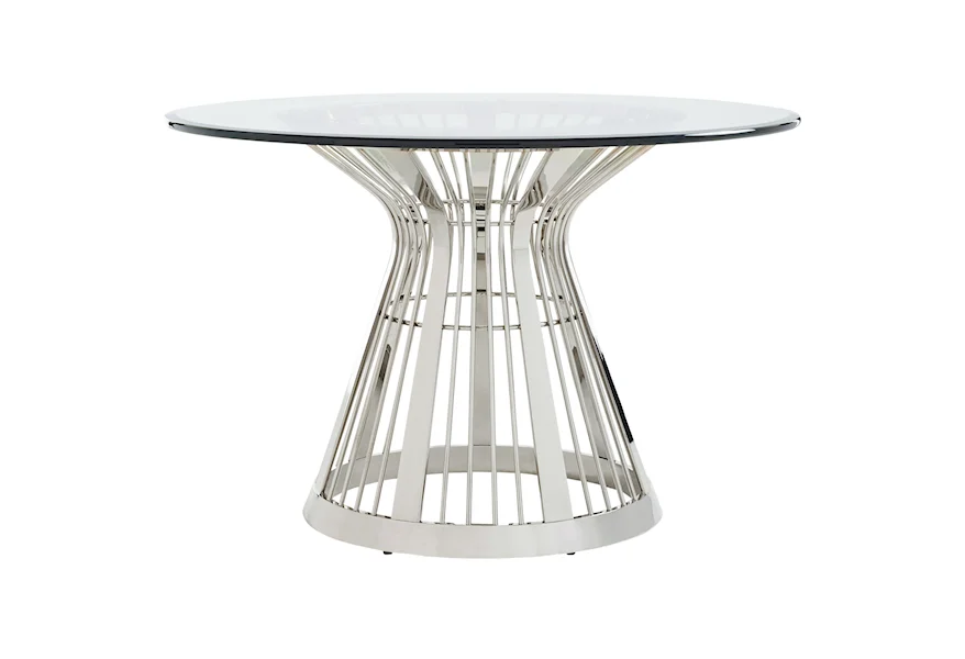 Ariana Riviera Center Table w 48" Glass Top by Lexington at Howell Furniture