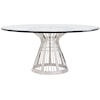 Lexington Ariana Riviera Stainless Dining Table With 72 Inch 