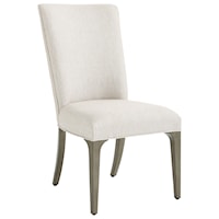 Bellamy Upholstered Side Chair in Marsala Fabric