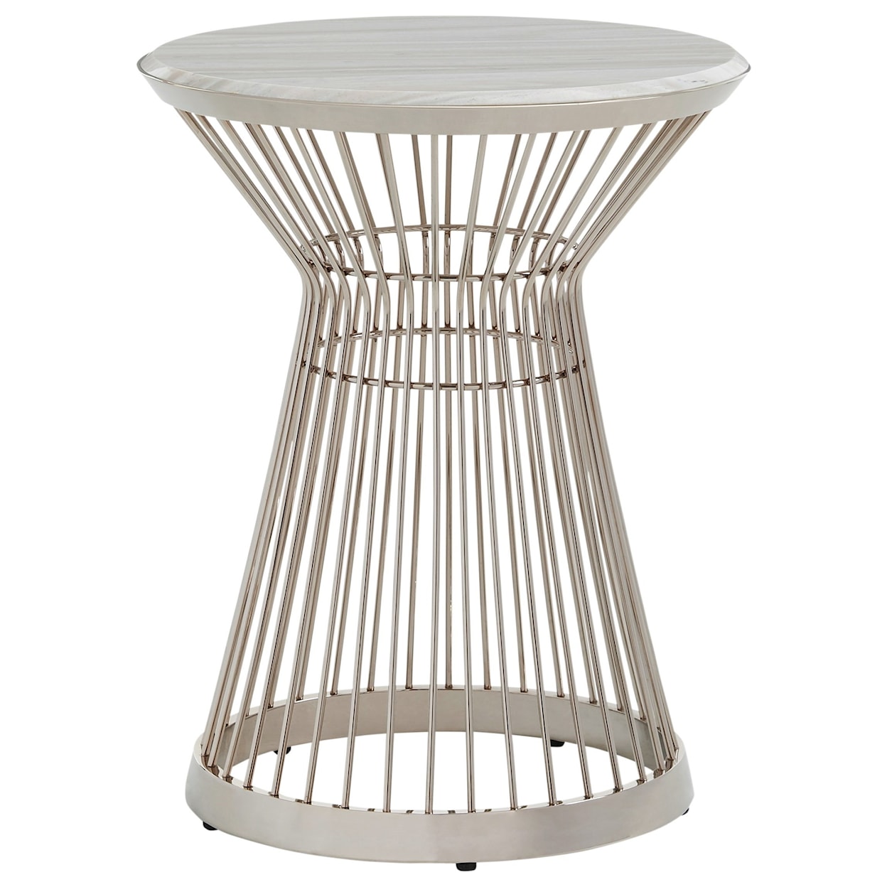 Lexington Ariana Martini Stainless Accent Table