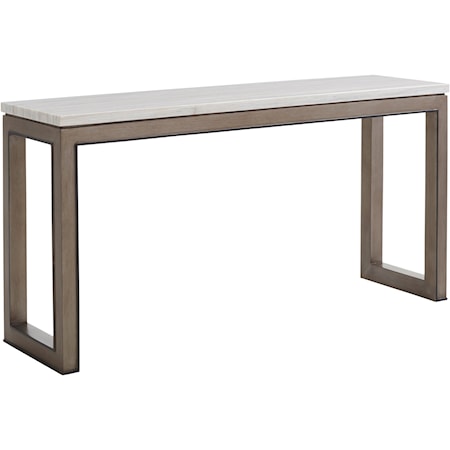 Vernay Console Table with Marble Top