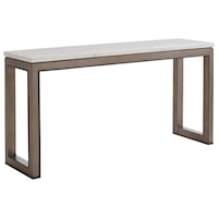 Vernay Console Table with Marble Top