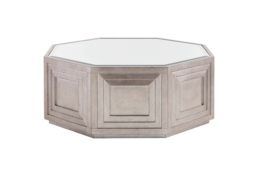 Ariana Rochelle Octagonal Cocktail Table by Lexington at Malouf Furniture Co.