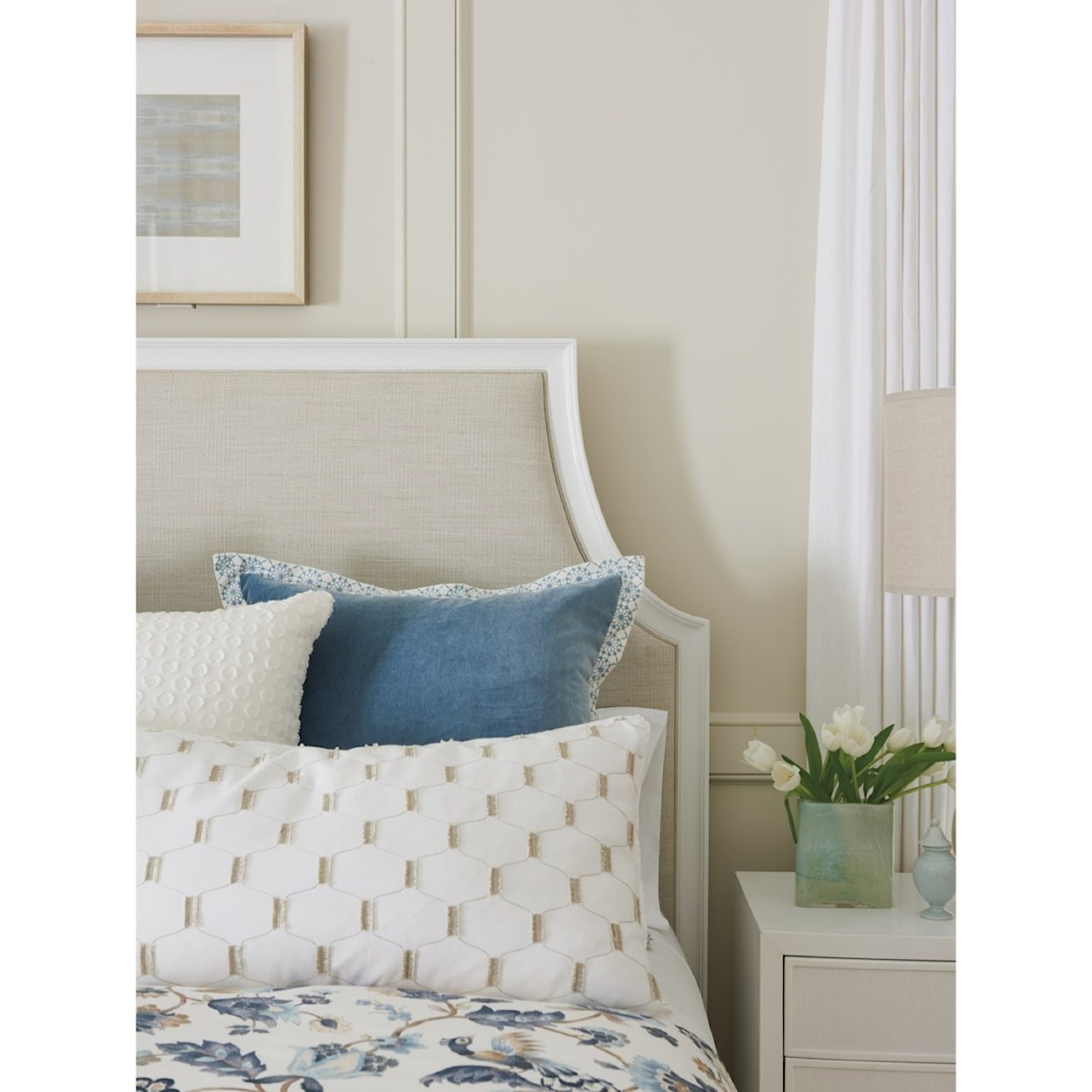 Lexington Avondale Inverness Custom Upholstered Headboard Queen