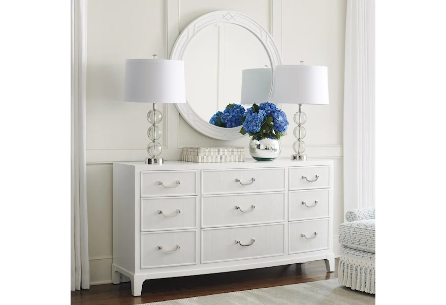 Avondale Silver Lake Dresser & Mirror Set by Lexington at Furniture Fair - North Carolina