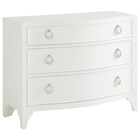 Fox River Bow Front Bachelors Chest with 3 Drawers